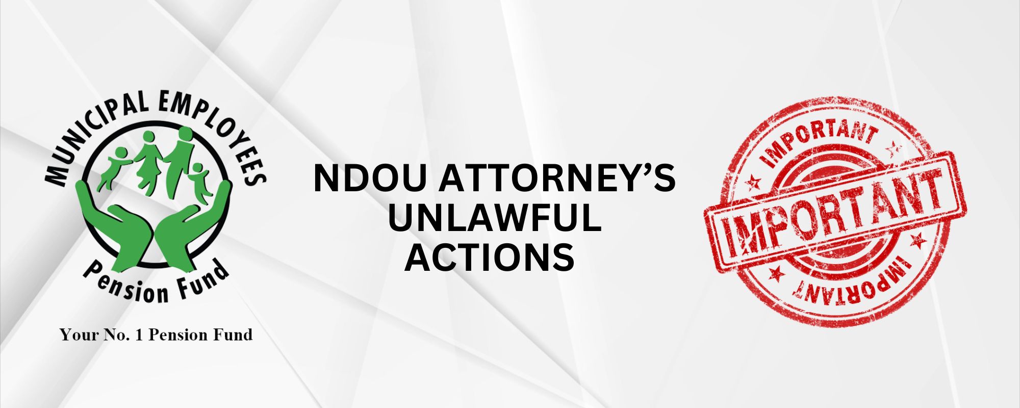 Ndou unlawful actions