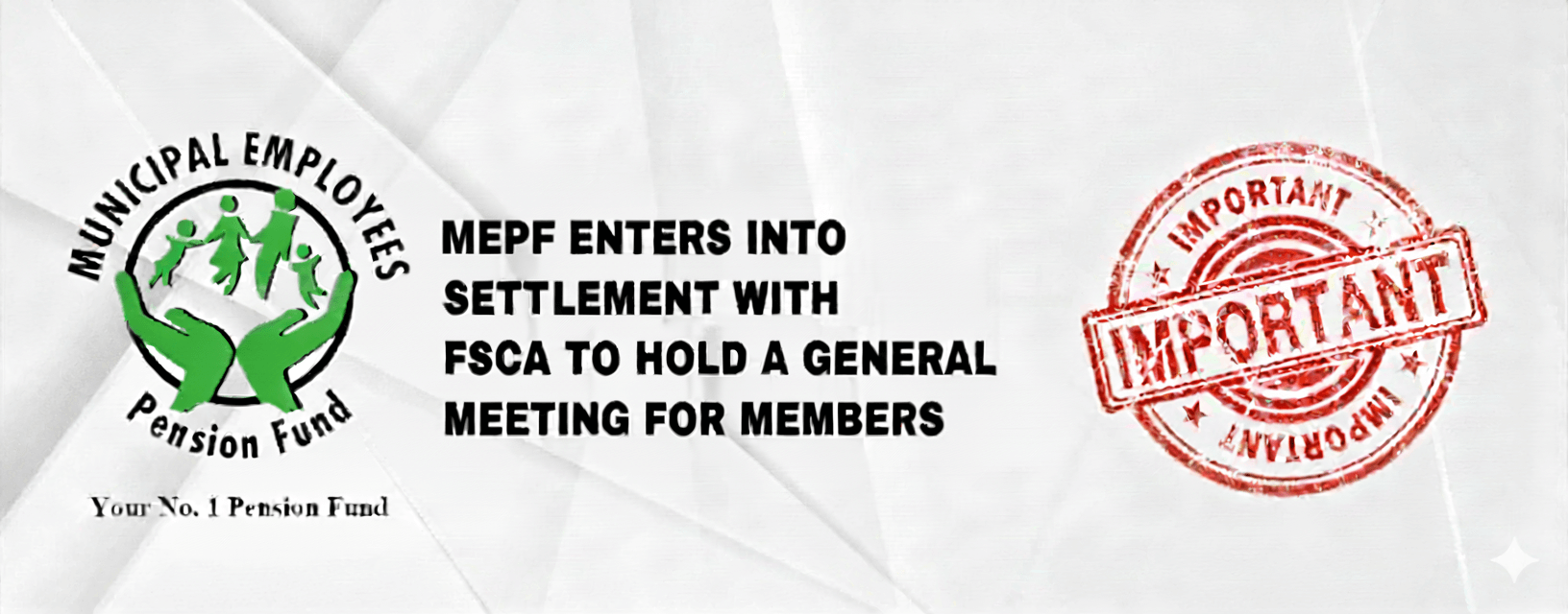  MEPF enters into settlement with FSCA to hold a general meeting for members 